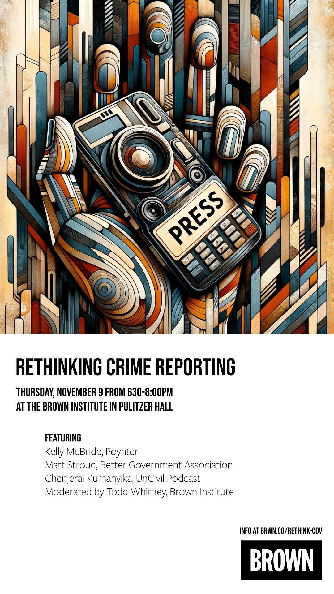 Rethinking Crime Coverage Poster