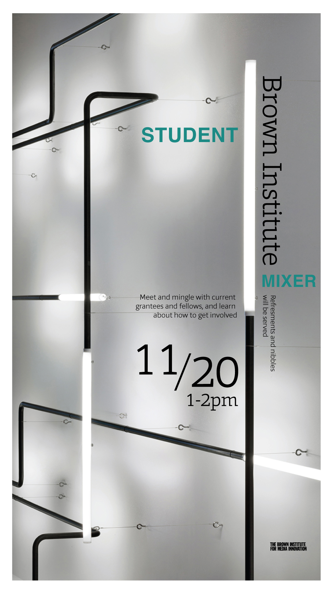 Brown Institute Mixer Poster